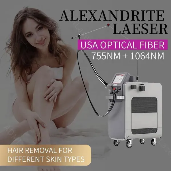 2024 New Laser Hair Removal Beauty Machine 755nm Laser Light Skin Hair Removal 1064nm Dark Skin Tone Hair Removal Equipment photo-5