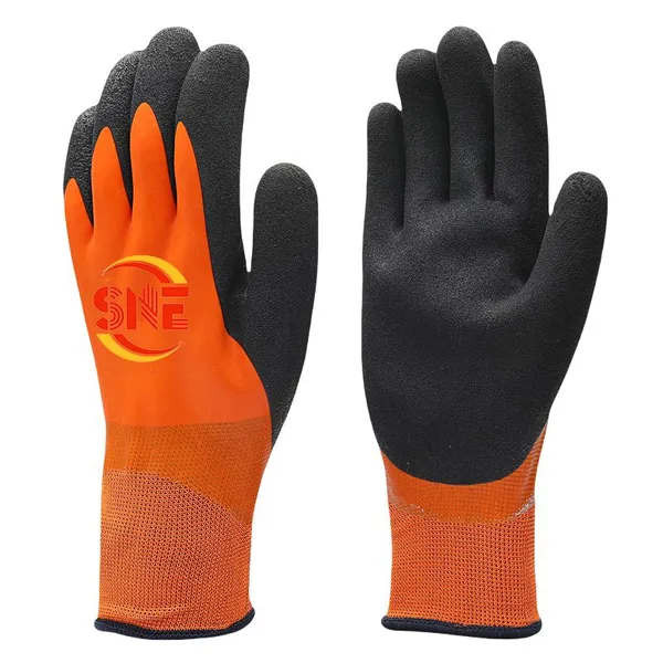 Snellsafety Cashmere Camping Fishing Latex Foam Winter Work Safety Glove