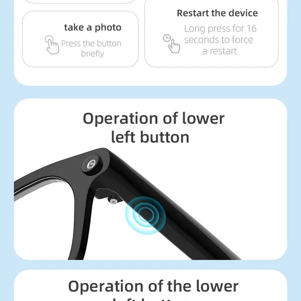 Smart Glasses Bluetooth Music Ai WiFi Translate Open-Ear Sport Fashion 800W photo-4