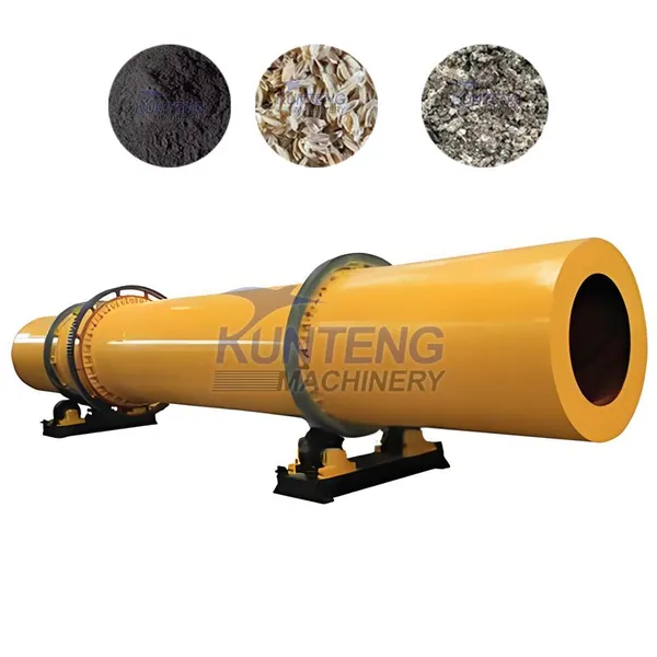 Rotary Beer Malt Dryer Chicken Manure Grape Residue Drum Drying Machine EPC
