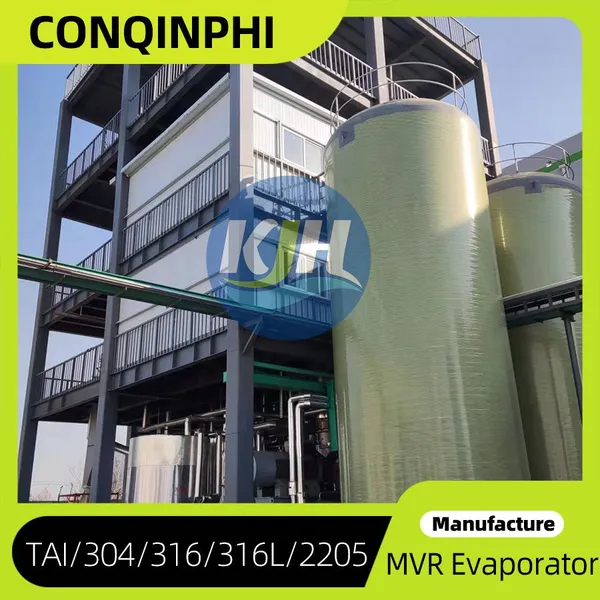 Industrial Water Evaporator With MVR Evaporation Crystallization Features