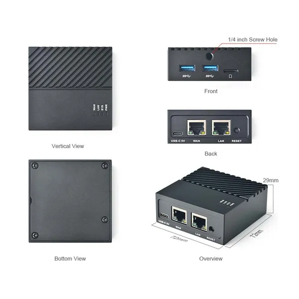 Friendly Elec NanoPi R4S Development Board | RK3399 | Dual Gigabit Ethernet photo-5