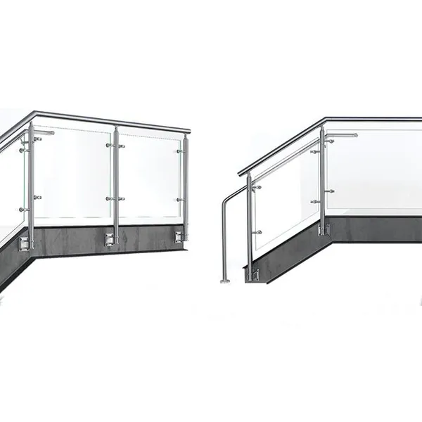 Stainless Steel Baluster Post for Glass Stair Railing