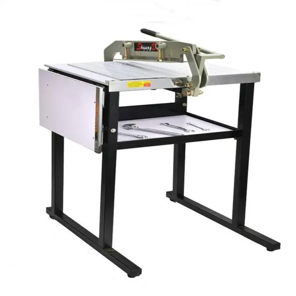 Manual Grade Fabric Guillotine Zig Zag Cutting Machine New Condition Hand Cutting Machine for Fabric