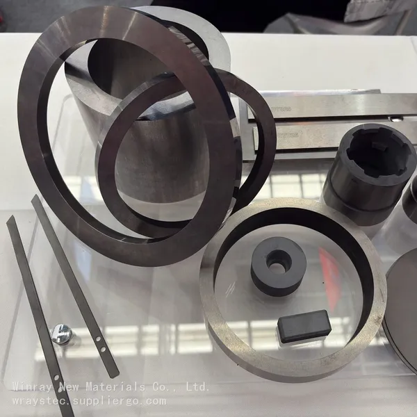 Custom Tungsten Carbide Wear Strips - 85-92 HRA Hardness, Operating Temperature up to 800°C