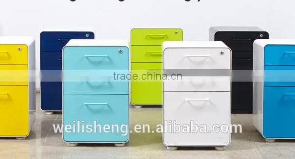 Luoyang WLS Modern Mobile Cabinet With Metal Drawer With High Quality For Office photo-2