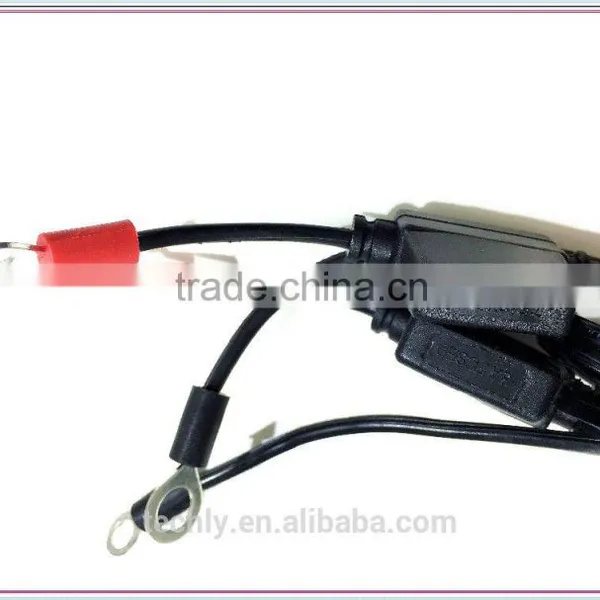 Stripped and Modling UL1015 20AWG Brown of Wire Crimp & Molding 8.5mm Ring Termianl Wire Harness photo-4