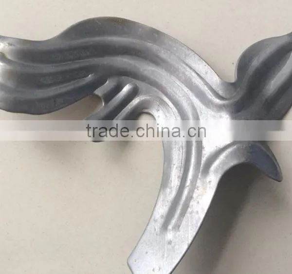 New Wrought Iron Fence Ornament Cast Stamping Flower and Leaf /Casting Ornament For Wrought Iron Flower and Leaves photo-2