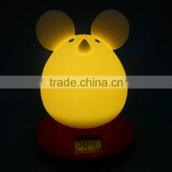Micro USB LED Night Light With Thermometer photo-6
