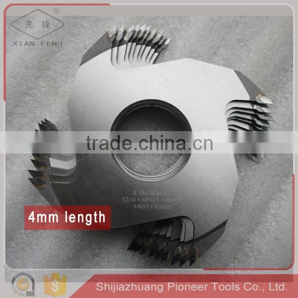 Finer Length 4mm Finger Joint Cutter With 4 Teeth for Wood Comb Jointing Machines photo-2