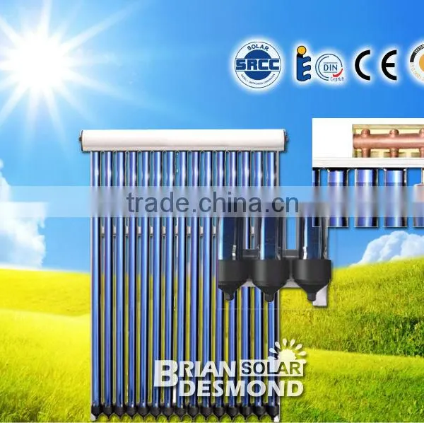 Split Pressurized Solar Water Heater System Heat Pipe Vacuum Tube Solar Water Heater With Sp116 photo-3