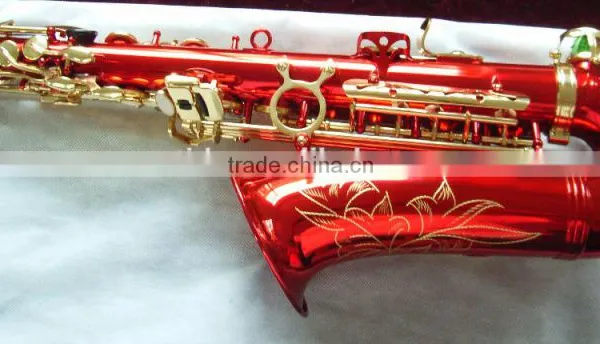 China Cheap Alto Saxophone, Red Paint Suitable for Student photo-2