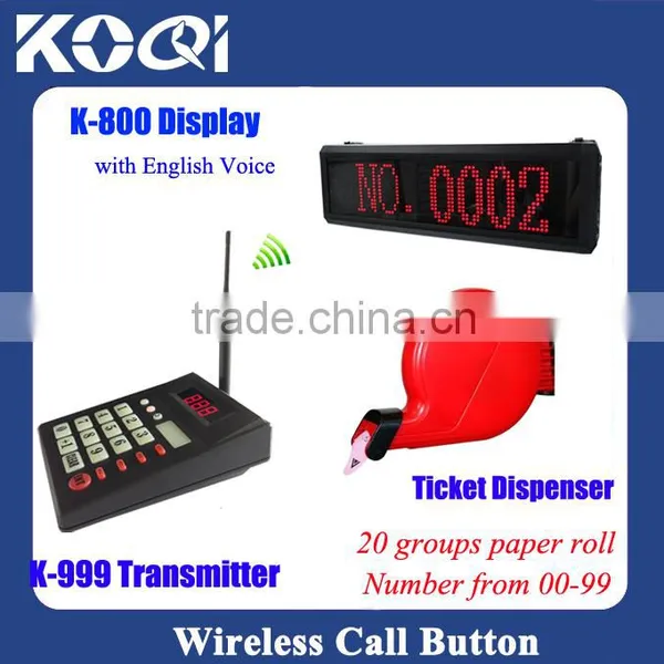 Queue Management System Machine With Calling System