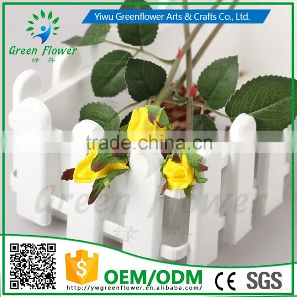 Greenflower 2016 Wholesale Handscrafts Real Touch Latex PU China Artificial Flowers Mini Rose for Wedding Decoration Occation photo-3