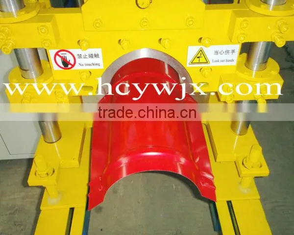 Automatic Colored Steel Ridge Cap Roll Forming Machine photo-2