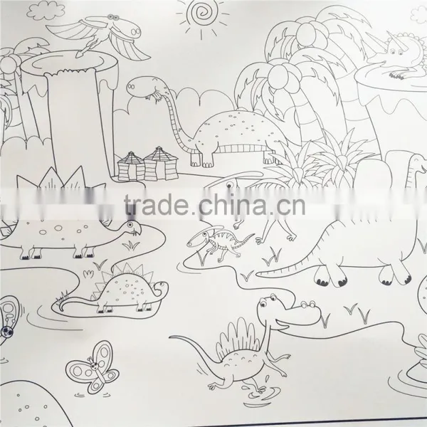 OEM Cartoon Graffiti 1.52x30m,children Use Erasable Whiteboard Film photo-2