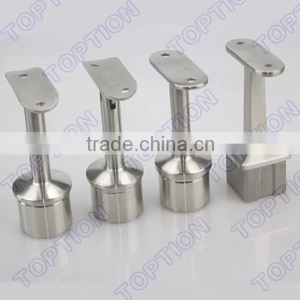 Stainless Steel Handrail Balustrade Adjustable Round Post Support Adjustable Handrail Bracket photo-2