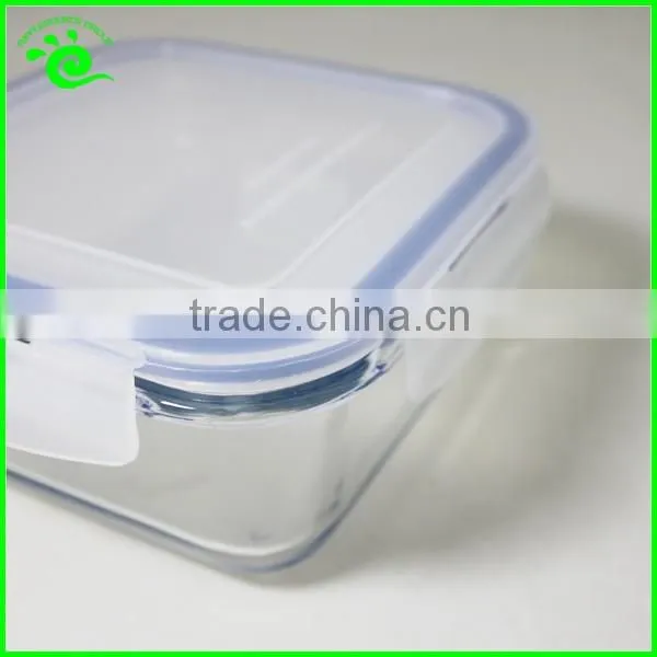 Square Thermo Airtight Glass Food Container With PP Lid photo-4