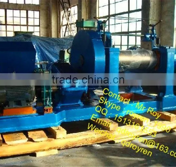 GOLDEN SUPPLIER Waste Tire Recycling Rubber Cracker Machine ce Certification Double-roller Tire Rubber Crusher photo-2