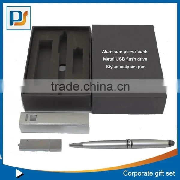 2015 Promotional Gifts High-grade Computer Accessories 3 in 1 Gift Bag With Power Bank&stylus Pen &usb Disk photo-6