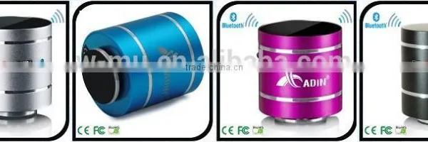 Free Shipping Mini Portable Wireless Bluetooth Adin Vibration Speaker photo-2