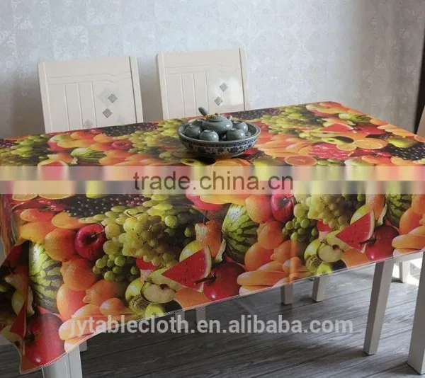 Design of Fruit PVC Compound Non-woven Tablecloth for Home photo-2