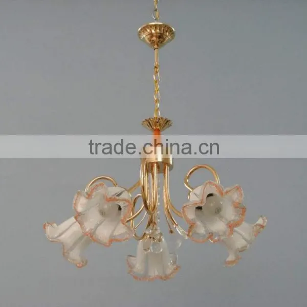 Antique Luxury Golden Vintage Home Decor Lily Flower Pendant Chandelier With China Export Factory photo-3
