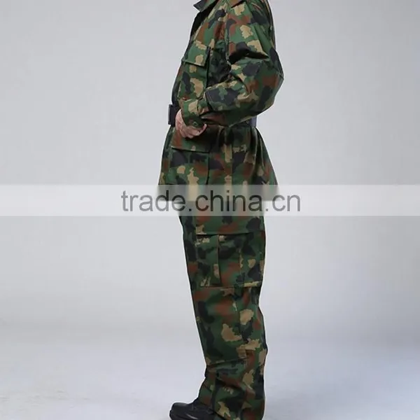 New Polygon Woodland Camo Polyester/ Cotton African Military Uniform photo-2