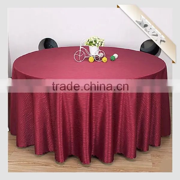 2015 Cheap PVC Wedding Table Cloth for Hotel photo-4