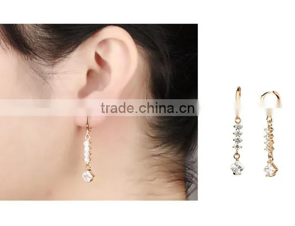 Cubic Zircon Ladies Jewelry Chain Design Earring photo-6