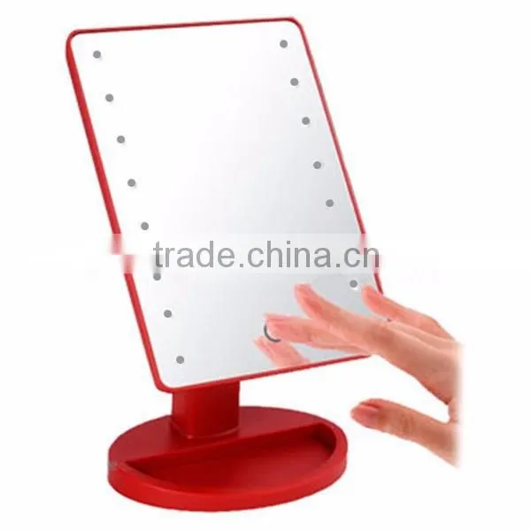 Table Standing Rotating Battery Operated Lighted Mirrors photo-5