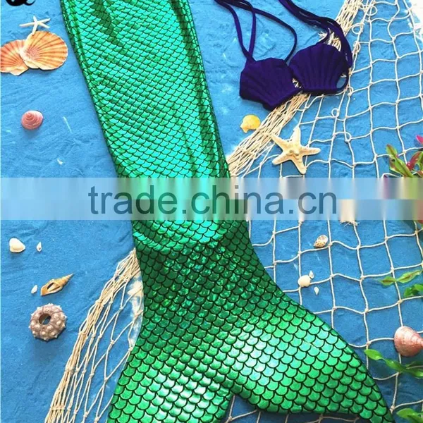 Girls Boutique Mermaid Tail Swimming Suits Fish Scale Mermaid Bathing Suit Wholesale Swimming Mermaid Tail For Kids