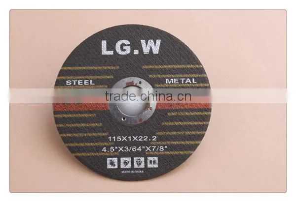 H478 Black 4.5''inch 2nets Cutting Wheel for Metal and Stainless Steel/ABRASIVES PRODUCTS From China