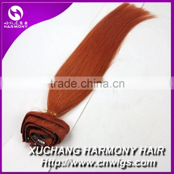 2015 WHOLESALE QUALITY 30 Inch Human Hair Extensions Clip in photo-5