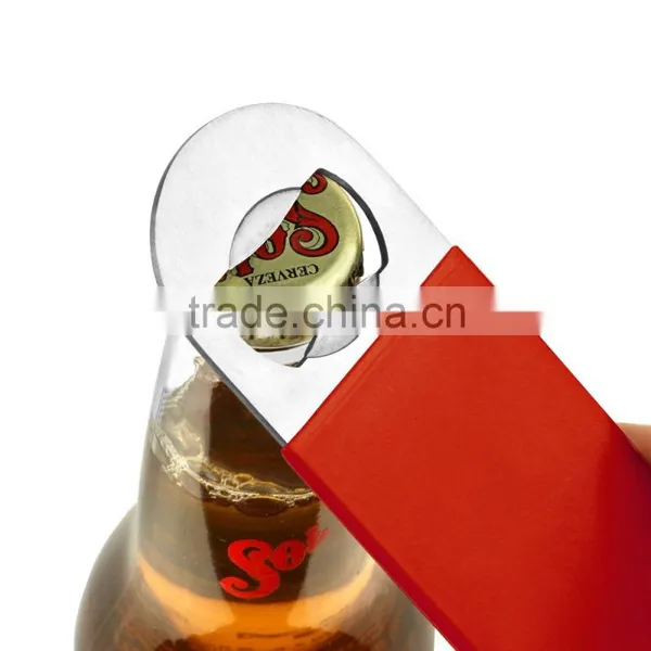 Manufacturer Vinyl Coated Stainless Steel Blade Bottle Opener photo-3