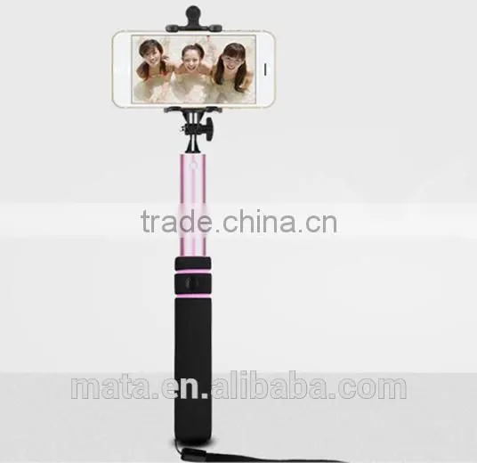 Mini Handheld Monopod Selfie Stick With Bluetooth Shutter Button photo-5