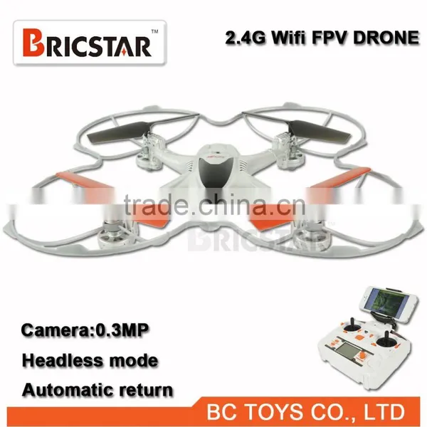 Automatic Return 2.4G rc Drones Wifi Camera With Video Real-time Transmission.