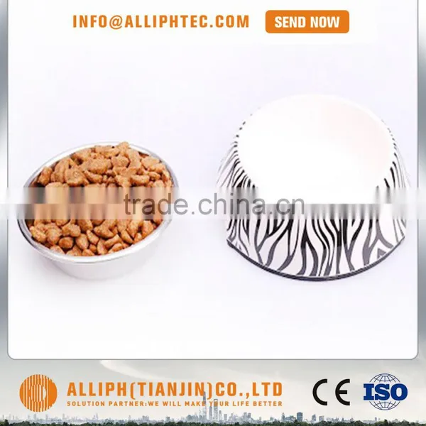 Zebra Dog Dual Bowl Melamine Pet Bowl photo-3