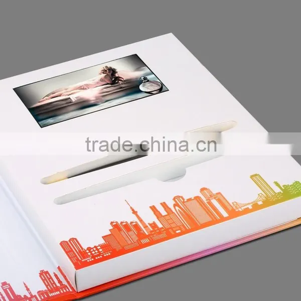 Customized 4C Paper Printing Video Brochure Cards photo-2