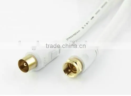 RG6 Coaxial Cable Wire Dual Shield 18AWG Black Coax Satellite TV photo-3
