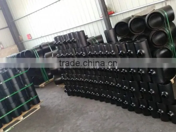 High Quality 150# Sch40 Steel Reducing Tee photo-3