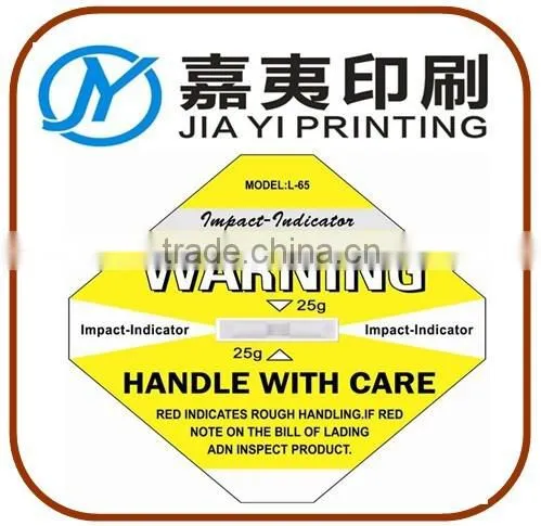 Impact Shockwatch Label Impact Indicator New Shipping Label Monitoring Shock Label