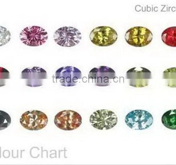 Fashionable Useful Light Amethyst Cubic Zirconia Gemstone photo-4