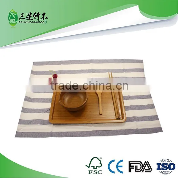 Big Rectangle Bamboo Tray for Food