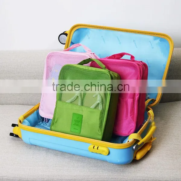 WBA - 001: China Housewares Wholesale Waterproof Nylon Fabric Travel Storage Bag for Shoes photo-4