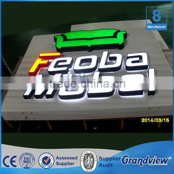 Customized Front Light Led Acrylic Alphabet Letter photo-4