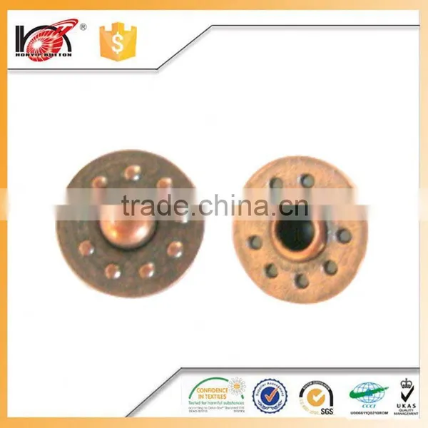 Garment Metal Button Rectangular Eyelets Spike Rivet for Leather photo-2