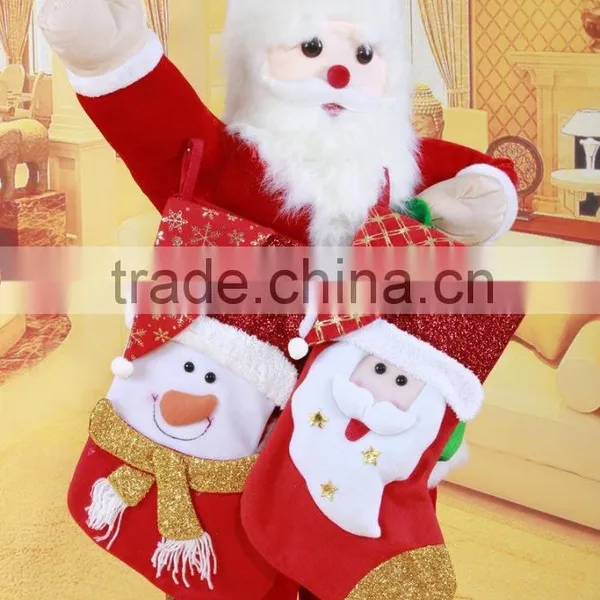 New Design Fuzzy Christmas Decorative Socks photo-2