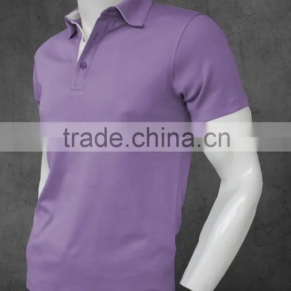 100% Blank PERU PIMA COTTON Polo Shirt Customizable