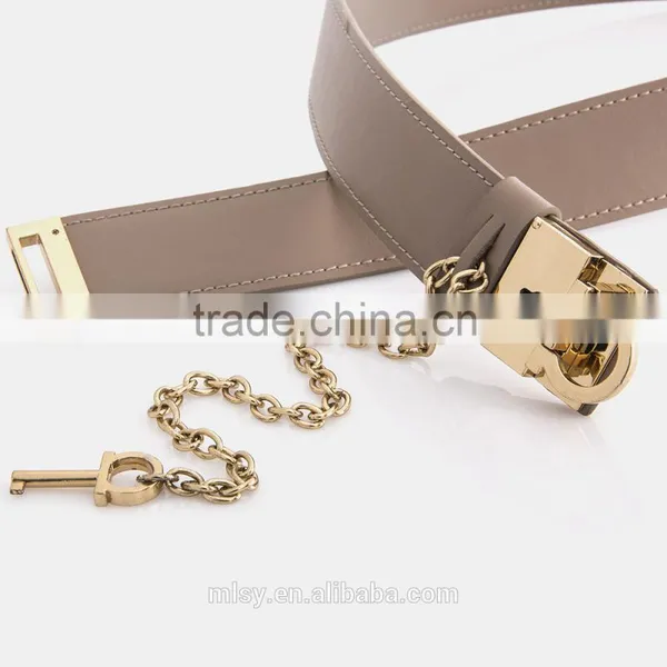 Charming Exotic Ladies Leather Belt Attractive Women Genuine Belt Metal Buckle Leather Belt photo-5